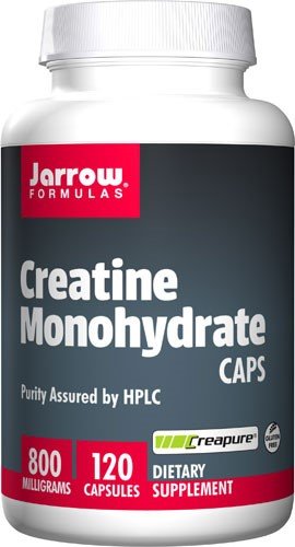 Jarrow Formulas Creatine Monohydrate, Assists in Sports Performance, 800 mg, 300 Capsules