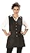 Ladybird Line Professional Cobbler Apron Three Pockets Ideal for Pet Groomers Hair Resistant and Water Resistant - Black