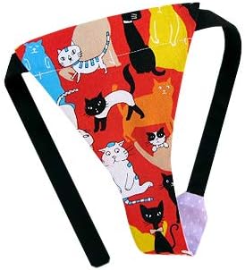 Amazon ふんどし パンツ 女子 女性用 Tバック ビキニ ネコ にゃんこ キャット レッド カラフル 猫の集会 和装下着 通販