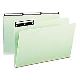 Smead Pressboard File Folder, 1/3-Cut Tab Flat Metal, 1
