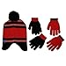 Disney Little Boys Cars Lightning McQueen Hat and 2 Pair Mittens or Gloves Cold Weather Accessory Set, Ages 2-7