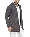 Tinted Men's Cotton Blend Hooded Cardigan,Anthera,Medium