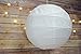 Quasimoon PaperLanternStore.com 36 Inch White Round Paper Lantern, Crisscross Ribbing, Hanging Decoration