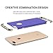 iPhone 7 Plus Case RANVOO Stylish Slim Hard Case with 3 Detachable Parts for Apple iPhone 7 Plus, PURPLE (New Colorway May 2017), [CLIP-ON]