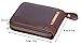 Admetus Men's Genuine Leather Bifold Wallet Zip-Around Card Holder Money Clip-Gift Wrapped