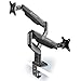 ONKRON Dual Monitor Desk Mount Stand 23 to 32-inch LED LCD Monitors up to 19.8 lbs G200 Blackthumb 1