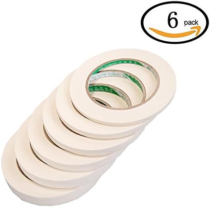 Pro-Grade Masking Tape -164 Feet 3/4 in Pro-Grade Masking Tape 4pcs 164 Feet 3/8 in Pro-Grade Masking Tape 2pcs Adhesive Leaves No Residue