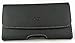 Samsung Galaxy S8+, S9+, S8 Edge Case, Premium Leather Pouch Holster Belt Case w/ Loops for Galaxy S8+/ S9+/ Note 8/ S8 Edge/ S8 Plus G955 (Fits with Otterbox Symmetry/ Commuter / Lifeproof On), Black
