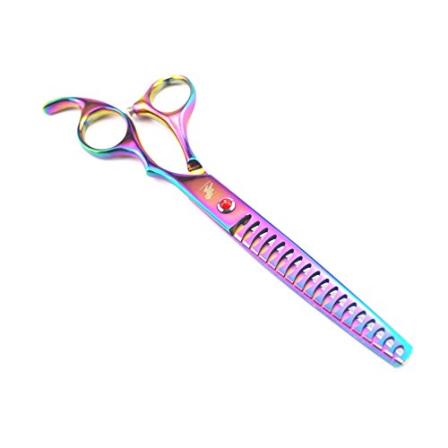 Freelander 7.0" Dog Chunker Shear Professional Pet Grooming Thinning Scissors for Dog Groomer (Multicolor)