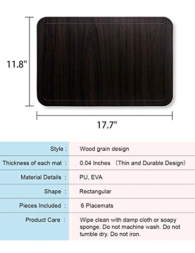 3 Alpiriral+PlaceMats+Resistant+Washable+Protect