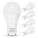 LOHAS GU24 LED Bulb, A19 LED Bulb 60 Watt Equivalent, 9W LED Lamp, Warm White 2700K LED Lights, 810LM LED Lamp, 240 Degree Beam Angle, Replace to CFL and LED Home Lighting (Pack of 4)