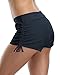 Charmleaks Women's Side Shirred Swim Shorts Tankini Bottom Boardshorts Swimsuit