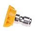 HS Pressure Washer Spray Nozzle Tips 15 Degrees Yellow Metal Nozzle Tip 1pc