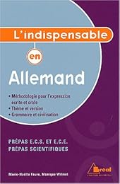 L' indispensable en allemand