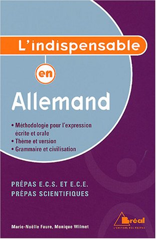L' indispensable en allemand