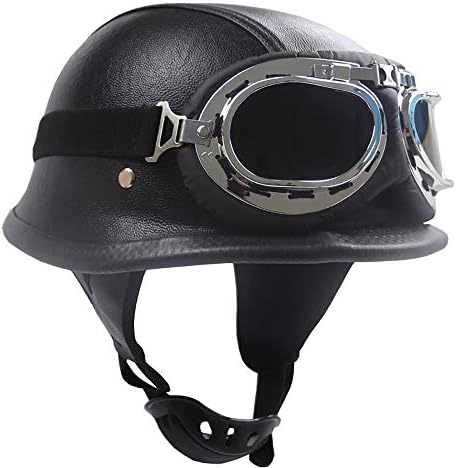 半帽 ハーフヘルメットジェットヘルメットビルトインゴーグルオートバイヘルメットオープンヘルメット Dot Ece認定クルーザーチョッパースケートボードパーソナリティレトロ安全衝突防止ヘルメット Pr365 Hr