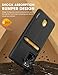 Clayco Cache Series Designed for Samsung Galaxy S20+ Plus Wallet Case (2020) with Card Holder - Black