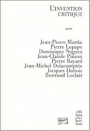 L' invention critique