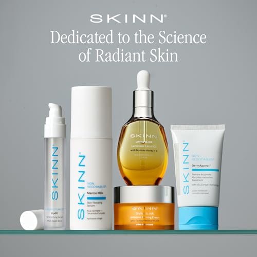 SKINN Lip Amplifying Serum, Lip6X with Peptides - Deep Moisturizing Serum Plumps, Hydrates & Smooths Lips & Boosts Collagen Production - Lip Care Products for Women