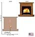Advanced Graphics Fireplace Standup 42