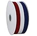 Red White and Blue Grosgrain Ribbon 1.5