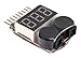 DLFPV® Lipo Battery Low Voltage Tester Checker 1S-8S Buzzer Alarm with LED Indicator for RC Helicopter