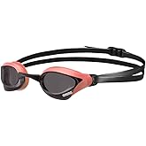 Arena Unisex Cobra Core Swipe Anti-Fog Racing Swim Goggles for Men and Women Polycarbonate Mirror/Non-Mirror Lens