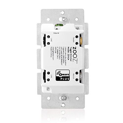 Switches Zooz Z-Wave Plus Toggle Dimmer Light Switch ZEN24 VER 3.0