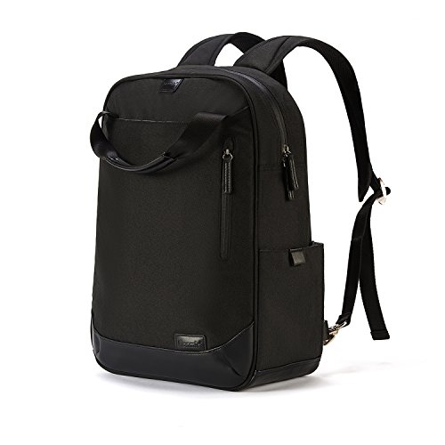 Business Laptop Backpack for man Hanmir Waterproof zipper Computer Bag, Water-resistent College School Backpack, Eco-friendly Travel Shoulder Bag for 15.6 Laptop & Notebook computer backpack Black