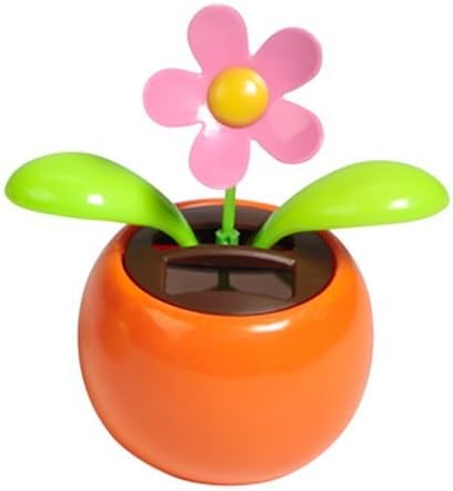IFY Orange Car Bee Happy Dancing Solar Flower
