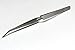 Cross Lock Tweezers Bent Nose Cross Locking TWEEZER SELF Closing 6-1/2