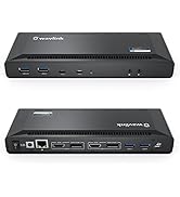 Displaylink Station D'Accueil Usb C Double Écran,Station D'Accueil Universelle Usb C 15 En 1