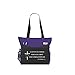 Philippians 4:13 I Can Do All Things Through Christ Tote Bag Christian Cross Bible Cover Verse Church Office School Travel Gym Book Organizer - Purple Black