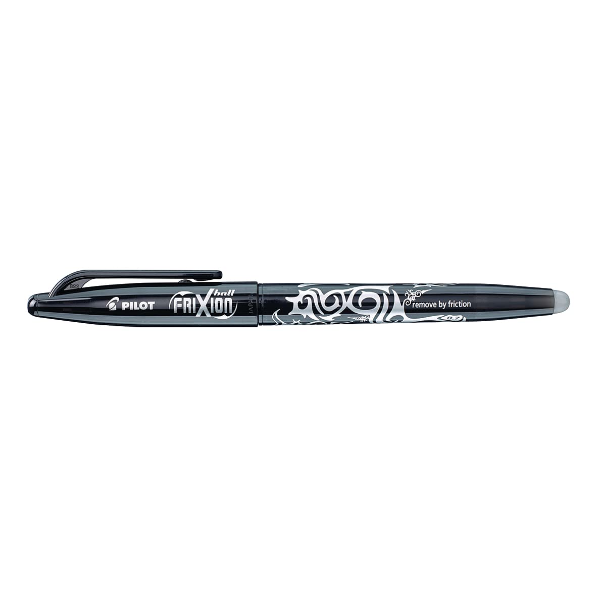 Pilot Frixion Erasable Rollerball Pen 0.7 mm Tip - Black, Single Pen