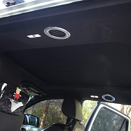 TOYECOTA - FOAL Burning Car Styling Inner Roof Air Vent Protective Trim Cover Outlet Sticker for Ford Everest Endeavour 2015-2017 Parts