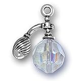 Sterling Silver 3D Crystal Aromatherapy Perfume
