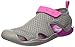 crocs Women's Swiftwater Mesh W Flat Sandal, Smoke, 8 M US