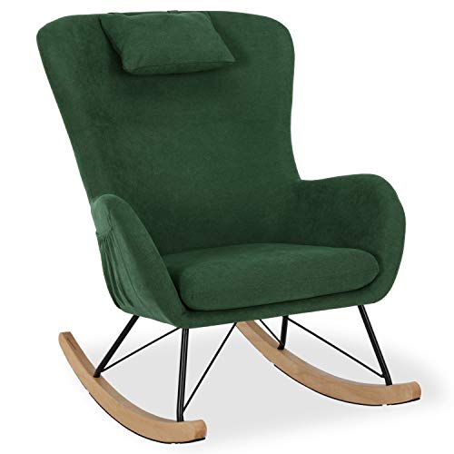 Baby Relax Cranbrook Rocker Chair with Storage Pockets, Green - Thumbnail 7
