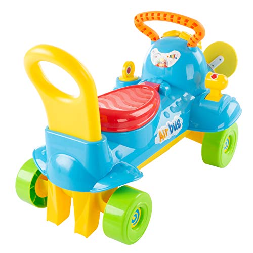 Lil' Rider Ride On Toy Airplane - Electronic Wheeled Scooter & Push Plane with Led Propeller, Sound Effects & Music for Babies & Toddlers - Thumbnail 5