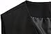 Foucome Women's Formal Regular Fitted Business Dress Suits Button Down Vest Waistcoat Black US XL - Tag 6XL