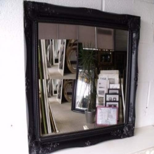 MirrorOutlet Large Black Mirror Classic Ornate Style 26 X 22,829167900, 66x56