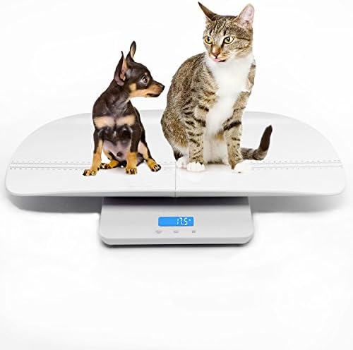 ibaby fish High Accuracy Large Dgital Pet Scale for Big Dog, 0.35 OZ Accuracy with Capacity 220 LB, Suitable for Big Dogs and Cats