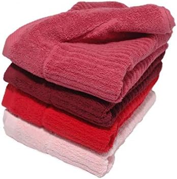 Luxury Soft Turkish 100% 500GSM Ringspun Cotton Bath Mat in Raspberry