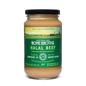 Beef Bone Broth Concentrate – Certified Halal Beef – Great nourishing collagen food source in a instant beverage. 375…