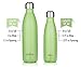 MIRA Stainless Steel Vacuum Insulated Water Bottle | Leak-proof Double Walled Cola Shape Bottle | Keeps Drinks Cold for 24 hours & Hot for 12 hours (Cactus Green, 17 oz (500 ml, 0.53 qt))