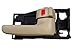 PT Auto Warehouse TO-2901E-RH - Inside Interior Inner Door Handle, Beige (Fawn) - Passenger Side