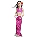 4 Pcs Girls Swimsuit Mermaid Tails for Swimming Princess Bikini Bathing Suit Set