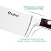 Chef Knife, Poshei 8 inch Multi-purpose High Carbon Stainless Steel Kitchen Knife with Razor Sharp Blade and Balanced Ergonomic Pakka Wood Handle with Gift Box