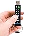 Apricorn Aegis Secure Key FIPS Validated 16 GB USB 2.0 256-bit AES-CBC Encrypted Flash Drive ASK-256-16GB (Black)