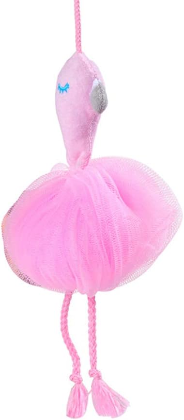 Omenluck Bath Loofah Mesh Shower Ball Exfoliating Soft Deep Clean Bath Sponge